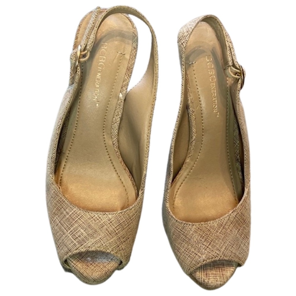 BBGeneration 5” heels with back steps. Size: 5.5